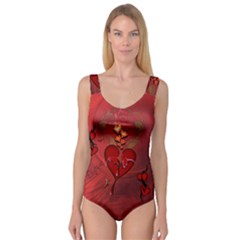 Wonderful Hearts And Rose Princess Tank Leotard  by FantasyWorld7