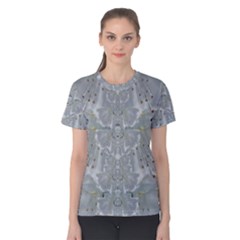 Silky Flowers From The Bohemian Paradise  In Time Women s Cotton Tee