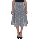 Silky Flowers From The Bohemian Paradise  In Time Perfect Length Midi Skirt View1