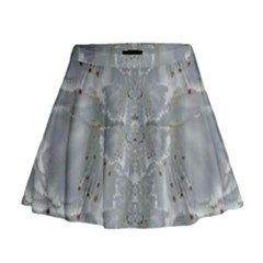 Silky Flowers From The Bohemian Paradise  In Time Mini Flare Skirt by pepitasart