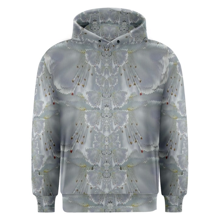 Silky Flowers From The Bohemian Paradise  In Time Men s Overhead Hoodie