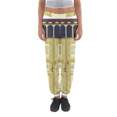 Graphic Door Entry Exterior House Women s Jogger Sweatpants by Simbadda