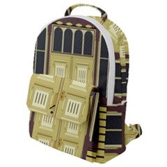 Graphic Door Entry Exterior House Flap Pocket Backpack (small) by Simbadda