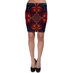 Abstract Art Artwork Fractal Design Bodycon Skirt by Simbadda