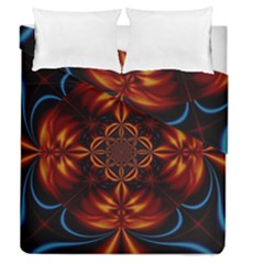 Abstract Art Artwork Fractal Design Duvet Cover Double Side (queen Size) by Simbadda