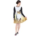 Life Urban City Scene Building Plunge Pinafore Dress View2