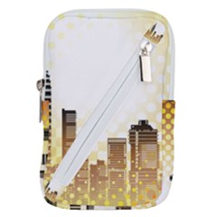 Life Urban City Scene Building Belt Pouch Bag (large) by Simbadda