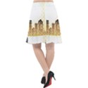 Life Urban City Scene Building Fishtail Chiffon Skirt View2