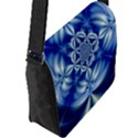 Abstract Art Artwork Fractal Design Flap Closure Messenger Bag (L) View2