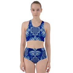 Abstract Art Artwork Fractal Design Racer Back Bikini Set by Simbadda