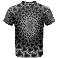 Pattern Abstract Graphic District Men s Cotton Tee by Simbadda