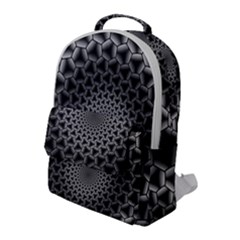 Pattern Abstract Graphic District Flap Pocket Backpack (large) by Simbadda