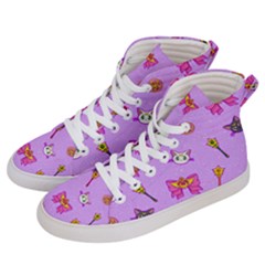 Moon Women s Hi-top Skate Sneakers by Mezalola