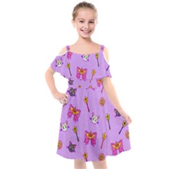 Moon Kids  Cut Out Shoulders Chiffon Dress by Mezalola