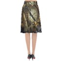 Wonderful Elegant Steampunk Heart, Beautiful Clockwork Flared Midi Skirt View2