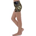 Wonderful Elegant Steampunk Heart, Beautiful Clockwork Kids  Lightweight Velour Yoga Shorts View2