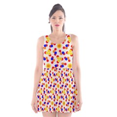 Polka Dot Party Scoop Neck Skater Dress by VeataAtticus