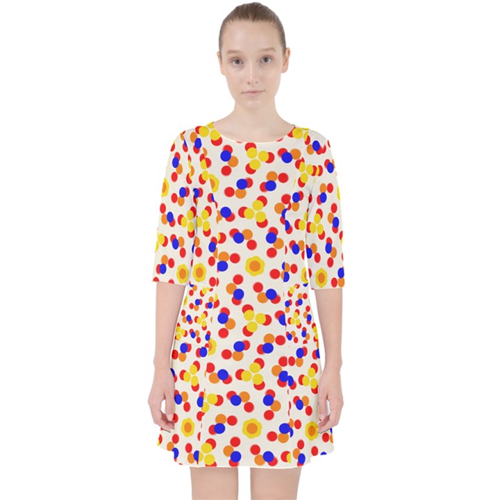 Polka Dot Party Pocket Dress