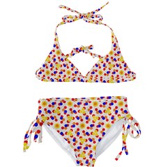 Polka Dot Party Kids  Classic Bikini Set by VeataAtticus