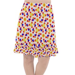 Polka Dot Party Fishtail Chiffon Skirt by VeataAtticus