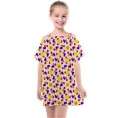 Polka Dot Party Kids  One Piece Chiffon Dress by VeataAtticus