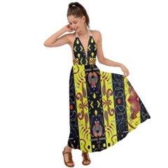 K 1 Backless Maxi Beach Dress