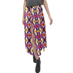 K 8 Velour Split Maxi Skirt by ArtworkByPatrick