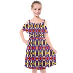 K 8 Kids  Cut Out Shoulders Chiffon Dress by ArtworkByPatrick