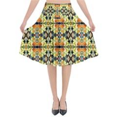 L 1 Flared Midi Skirt by ArtworkByPatrick