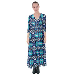 L 2 Button Up Maxi Dress