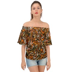 L 4 Off Shoulder Short Sleeve Top by ArtworkByPatrick