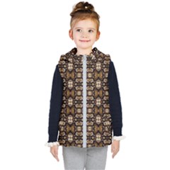 L 6 Kids  Hooded Puffer Vest by ArtworkByPatrick