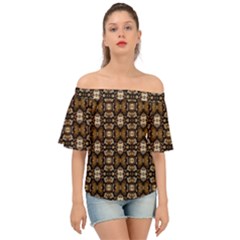 L 6 Off Shoulder Short Sleeve Top by ArtworkByPatrick