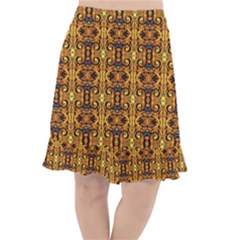 L 8 Fishtail Chiffon Skirt