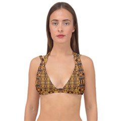 L 8 Double Strap Halter Bikini Top