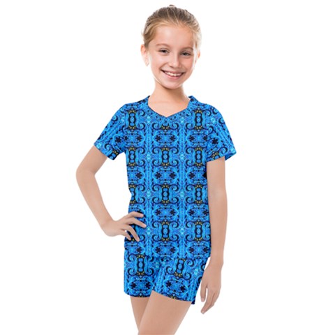 L 9 Kids  Mesh Tee And Shorts Set by ArtworkByPatrick