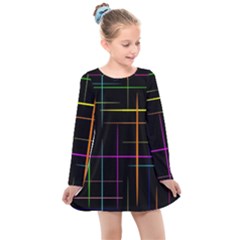 Colorhappens Kids  Long Sleeve Dress by designsbyamerianna