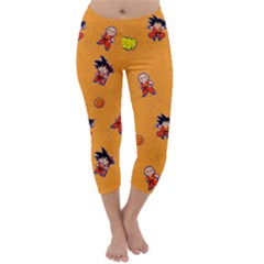 Dragonball Capri Winter Leggings  by Mezalola