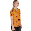 Dragonball Women s V-Neck Scrub Top View3