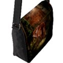 Awesome Wolf In The Darkness Of The Night Flap Closure Messenger Bag (L) View2