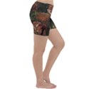 Awesome Wolf In The Darkness Of The Night Lightweight Velour Yoga Shorts View3