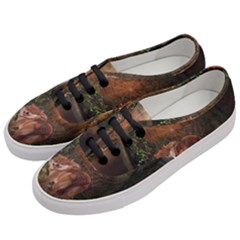 Awesome Wolf In The Darkness Of The Night Women s Classic Low Top Sneakers by FantasyWorld7