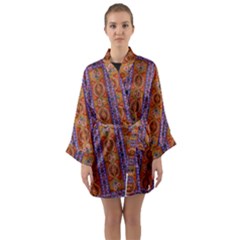 M 3 Long Sleeve Satin Kimono by ArtworkByPatrick