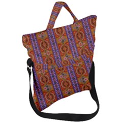 M 3 Fold Over Handle Tote Bag by ArtworkByPatrick