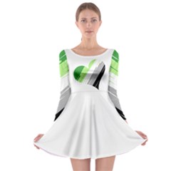 Aro Pride Long Sleeve Skater Dress