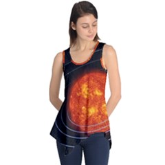 Solar System Planet Planetary System Sleeveless Tunic by Sudhe