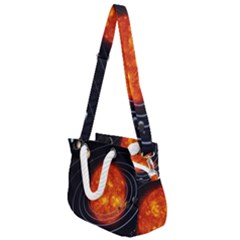 Solar System Planet Planetary System Rope Handles Shoulder Strap Bag by Sudhe