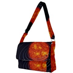 Solar System Planet Planetary System Full Print Messenger Bag by Sudhe