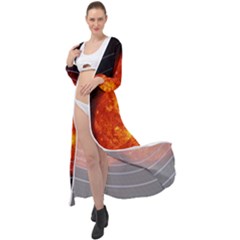 Solar System Planet Planetary System Maxi Chiffon Beach Wrap by Sudhe