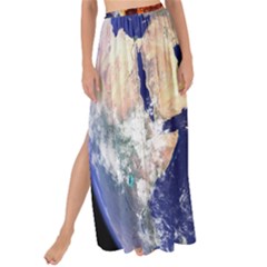 Earth World Globe Universe Space Maxi Chiffon Tie-up Sarong by Sudhe